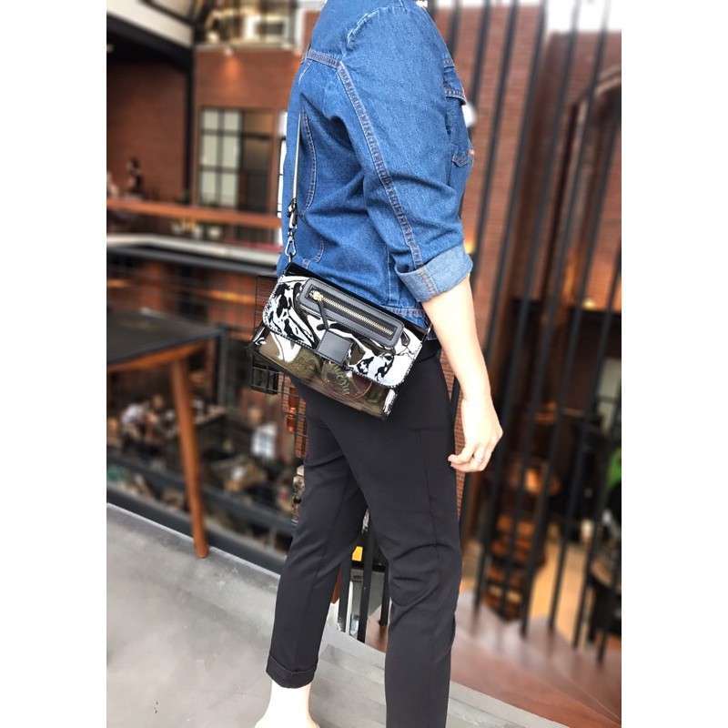 Tas mika selempang mini / Tas Selempang pvc / tas selempang jelly / tas keren / tas mika kekinian