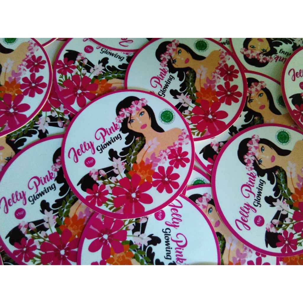 

Stiker Label bahan Chromo bulat diameter 7,5 cm