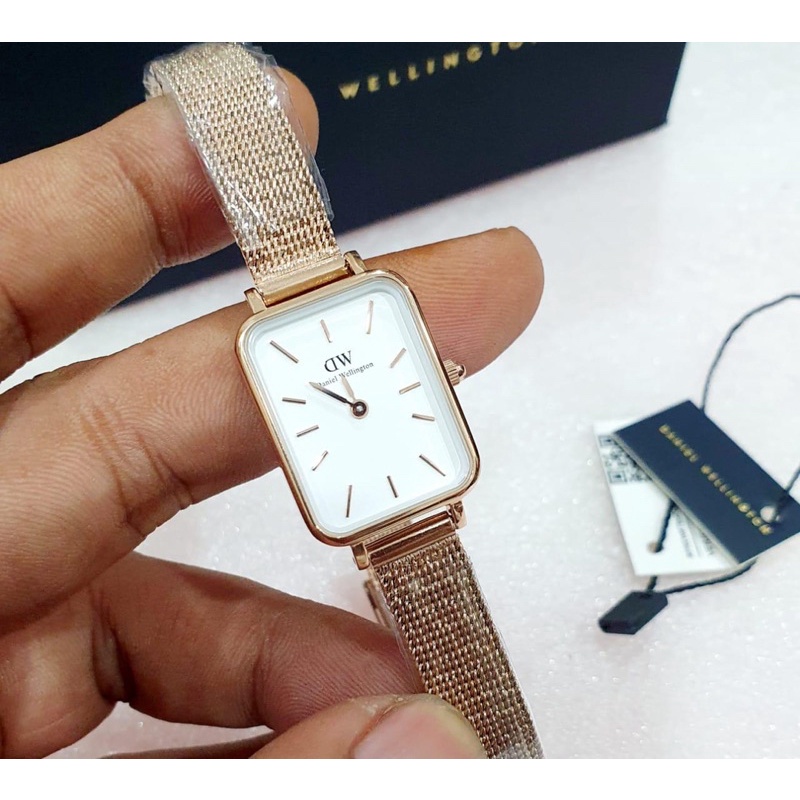 JAM TANGAN ORIGINAL QUADRO PRESSED MELROSE ROSEGOLD COD