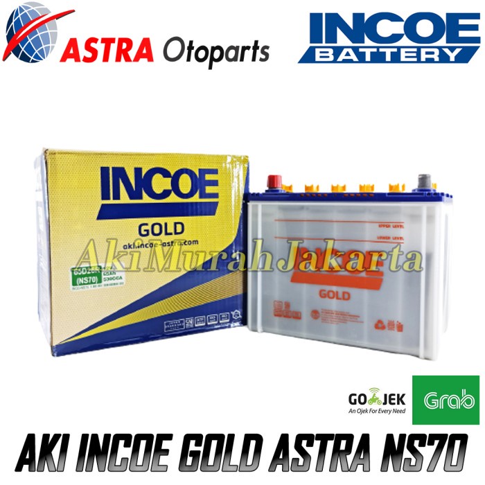 {BEKAS} Aki Mobil Isuzu Panther Diesel INCOE GOLD Astra Ns70 Aki Basah 12V 65A Diskon