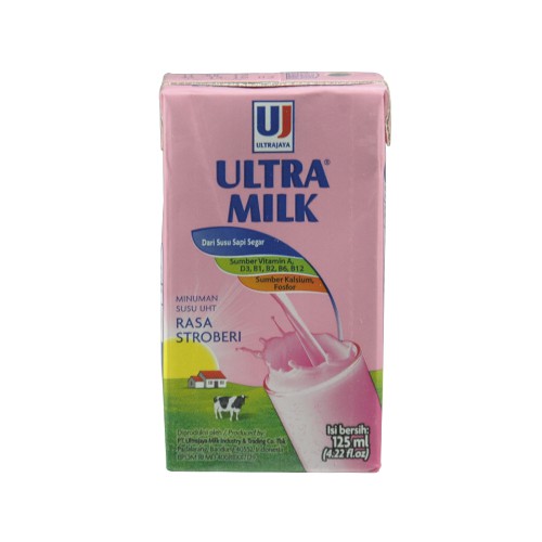 

Ultra Susu Strawbery 125ml