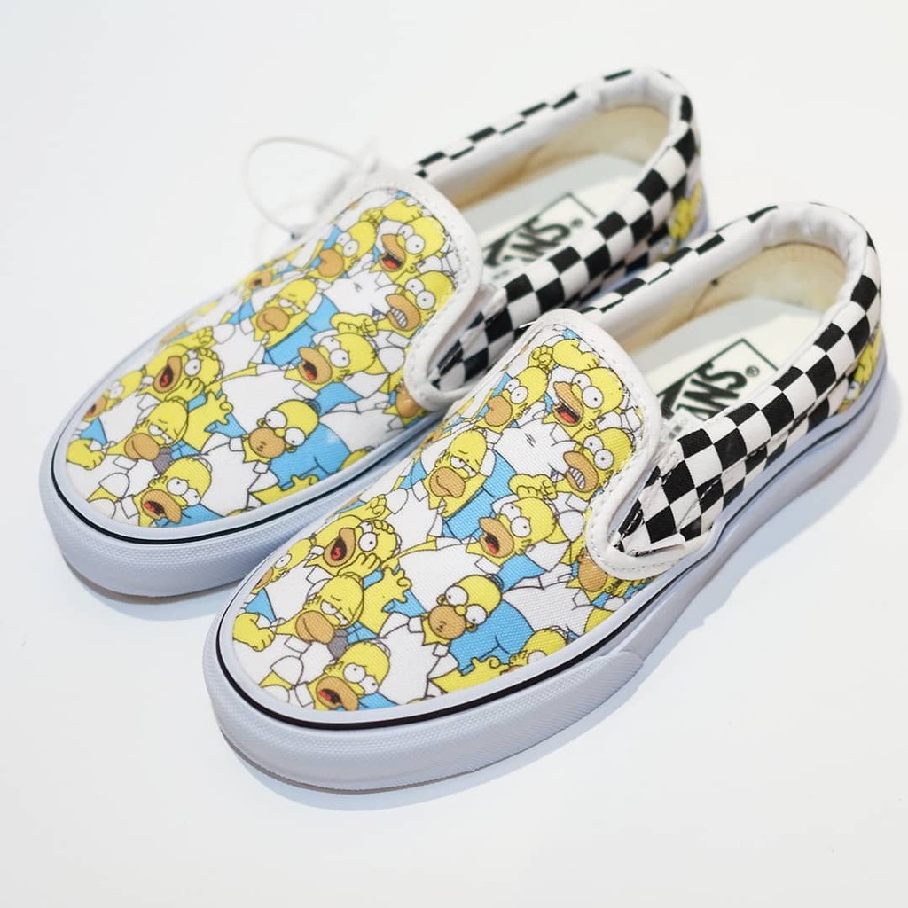 Vans Slip On The Simpsons Homer Wide