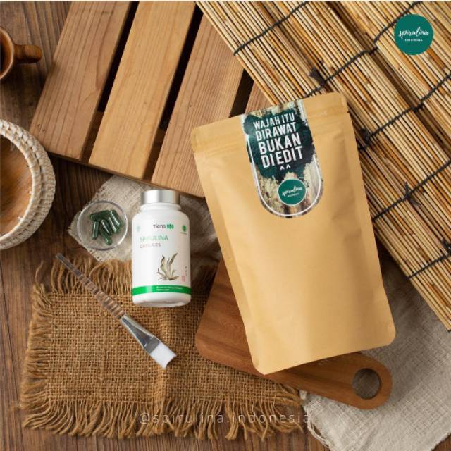 masker spirulina - masker wajah spirulina - masker spirulina ori