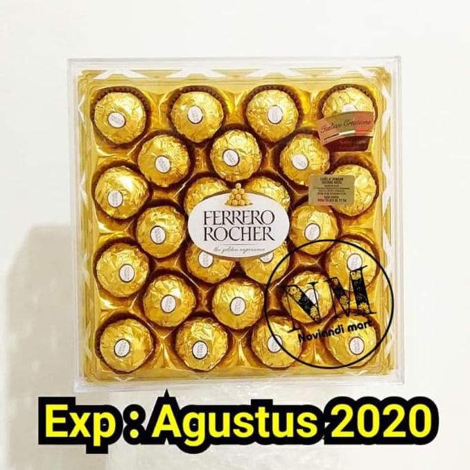 

FERRERO ROCHER T24 ( ISI 24PCS ) COKELAT / FERERO T24 / FERRERO MURAH