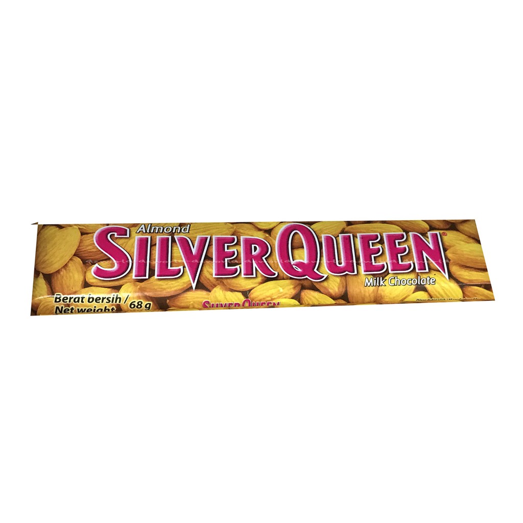 Silver Queen Almond Milk Coklat Silverqueen Coklet Cokelat Kacang 60gr