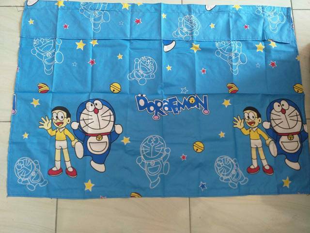 Gorden Kolong Dapur / Hordeng Poni Karakter Keropi Doraemon Hello Kitty LV Bunga Shabby Murah