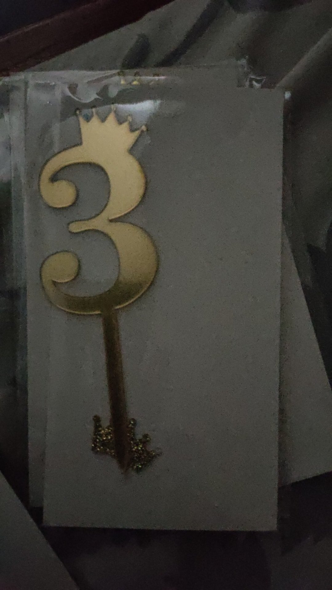 perlengkapan Pesta Ulang Tahun Dekorasi Kue Akrilik Emas Silvery Cupcake --b1