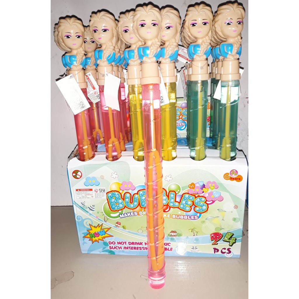 Bubble Stik Frozen  elsa Mainan  Gelembung Shopee Indonesia