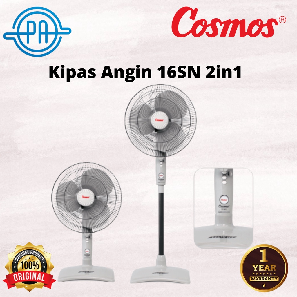 KIPAS ANGIN Cosmos 16SN 2in1 Fan [16 Inch] 16 SN