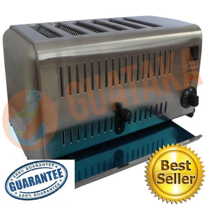 PROMO PEMANGGANG ROTI ELECTRIC TOASTER 6 SLOT GUATAKA GTK110015-GARANSI RESMI