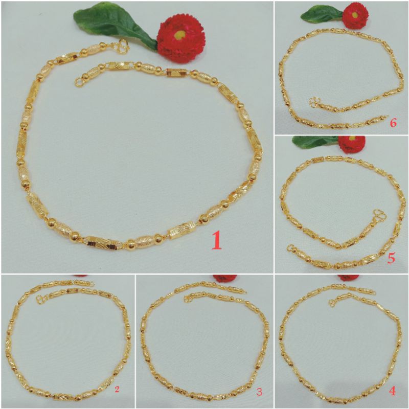 Fourfashion Kalung Dewasa Motif Kekinian Lapis Emas 24K YT126