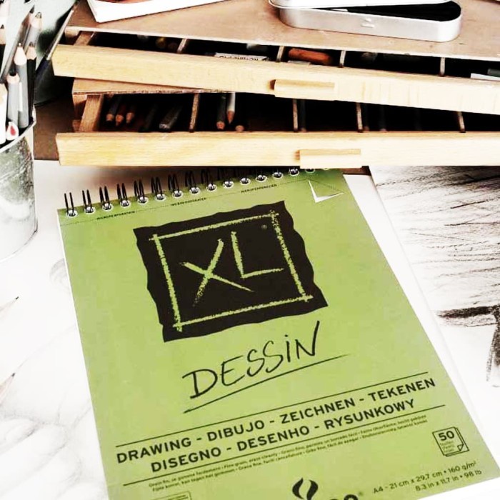

Sketsagambar- Canson Xl Dessin A4 (Drawing Pad) -Buku-Gambar-Sketsa.