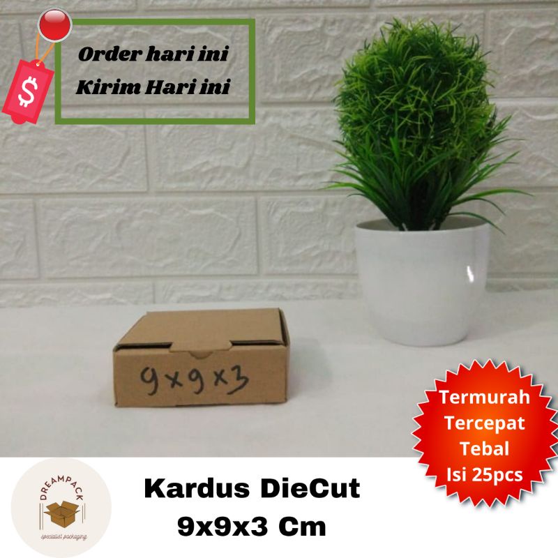 

KARDUS BOX/KARDUS PACKING/DUS BOX/DC 9X9X3 CM