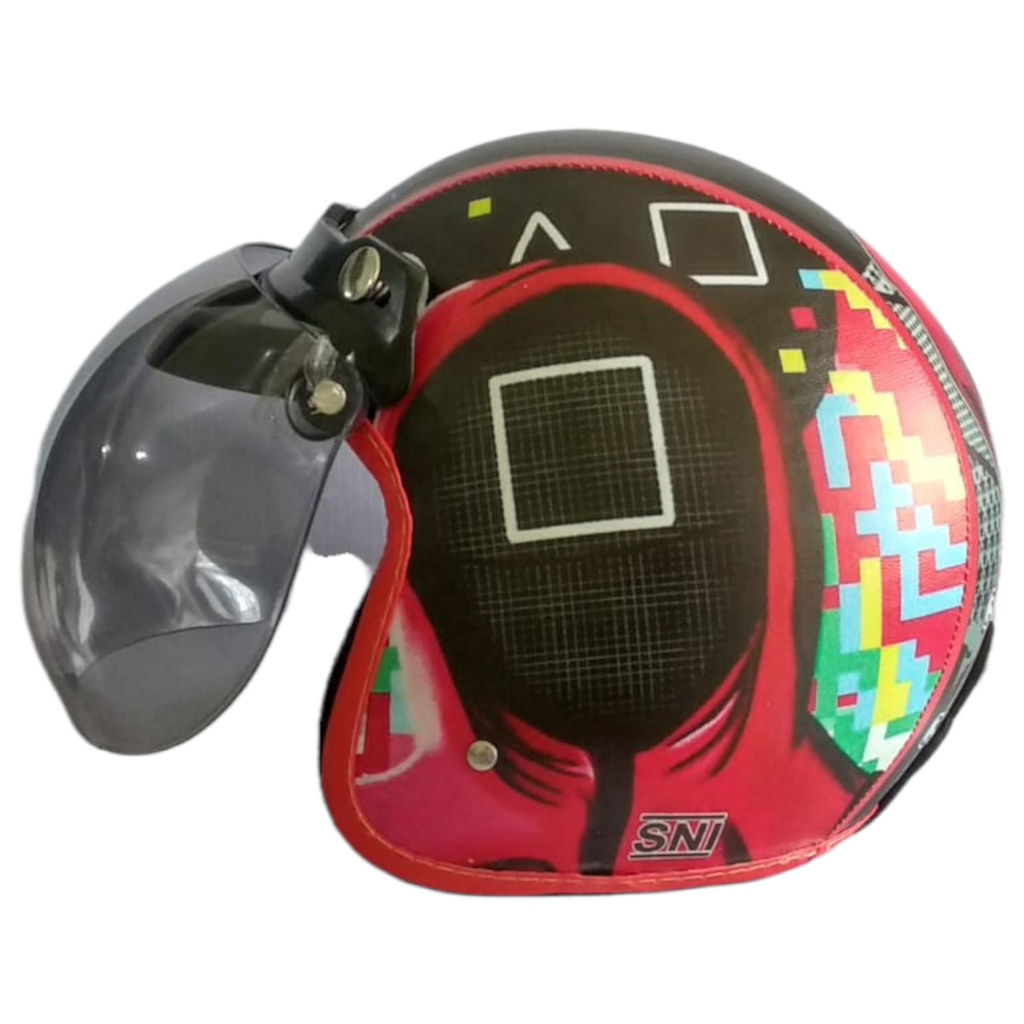 HELM ANAK BOGO MOTIF (SQUID GAME)