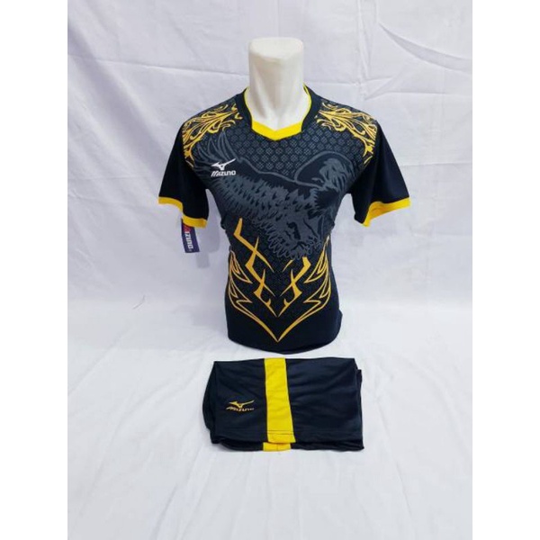 Jersey Baju Bola Baju Setelan Dewasa Pria Wanita Baju Olahraga Sepak Bola Futsal Voli Badminton Tenis Volley Bermotif Garuda