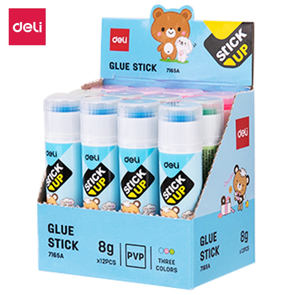 Deli Lem  Glue Stik Kinerja Perekat yang  sangat  kuat  tidak 