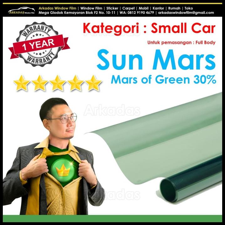 Kaca Film Mobil Sun Mars - Mars Of Green (Warna Hijau) Fullbody