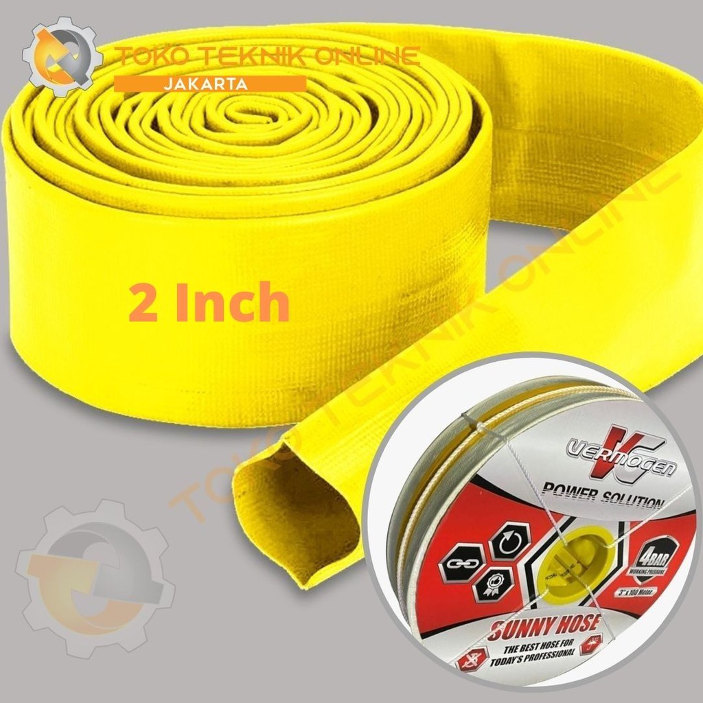 SUNNY HOSE - SELANG POMPA ALKON 2 INCH - 100 Meter - VERMOGEN