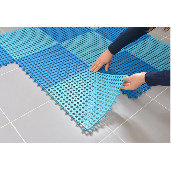 Karpet Kamar Mandi Anti Licin 30x30CM / Keset Lantai Anti Slip Polkadot Dapur Mat Non-Slip U68