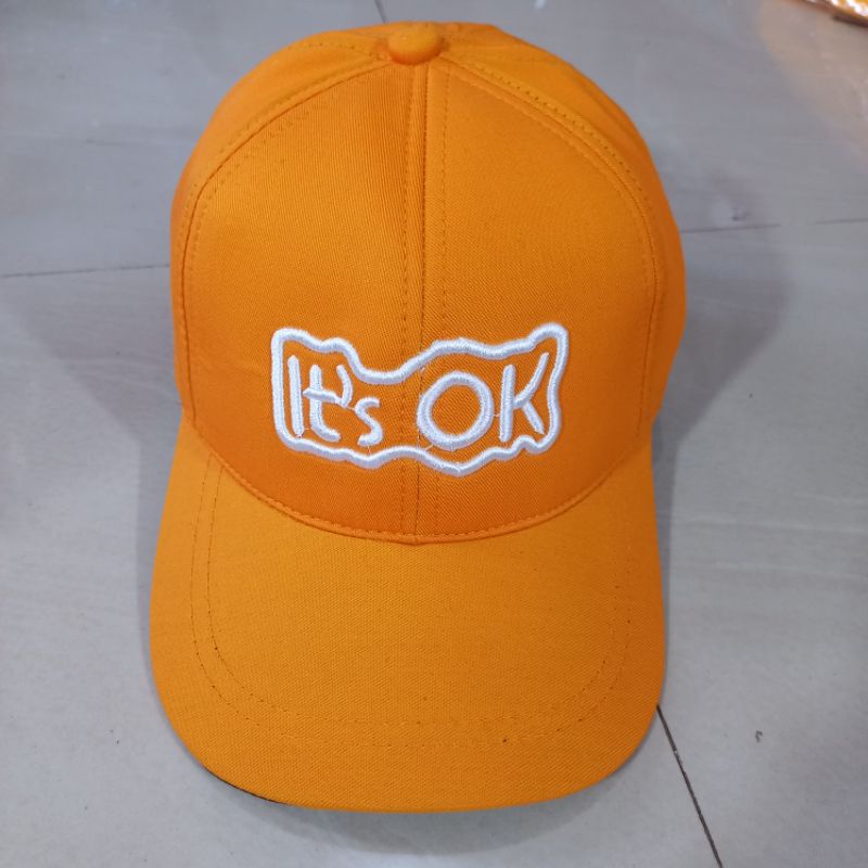 Topi Baseball Anak Bordir its ok // Good Day // Feel Good-12