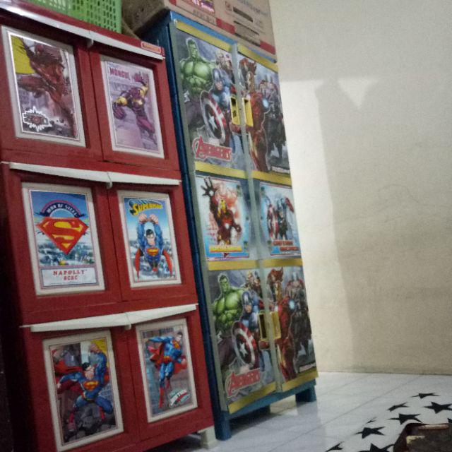 Khusus Jne J&t.lemari Plastik Karakter Anak Bcbc X-48