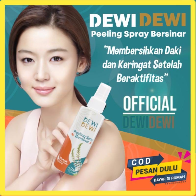 Peeling Badan Cair Spray Pengelupasan BPOM Dewi Dewi