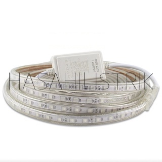 Lampu LED Strip Selang Warna Warni 3528 2835 220V + Adaptor 10M Outdoor Led Strip Agustus Lampu Hias