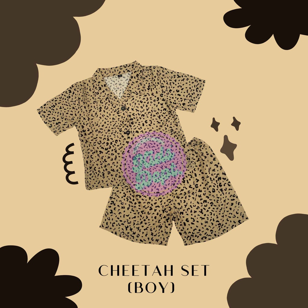 [KIDS DEPT] Daily wear Rayon Set CHEETAH