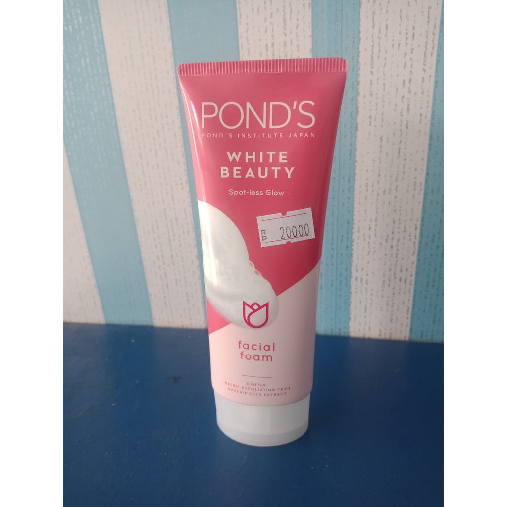 Jual Ponds White Beauty Facial Foam Indonesia|Shopee Indonesia