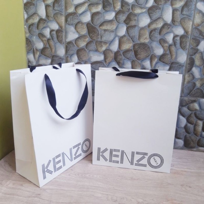 

BISA BAYAR DITEMPAT Paperbag Kenzo Paris Shopping Bag Pembungkus Kado Tas Branded - Paperbag K*nzo