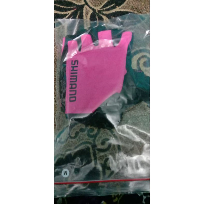 Sarung Tangan Sepeda logo Shimano
