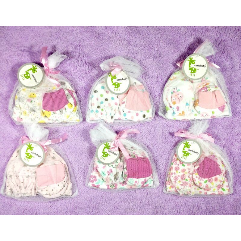 TOPI SET JARING CARTER BABY 3in1 NEW