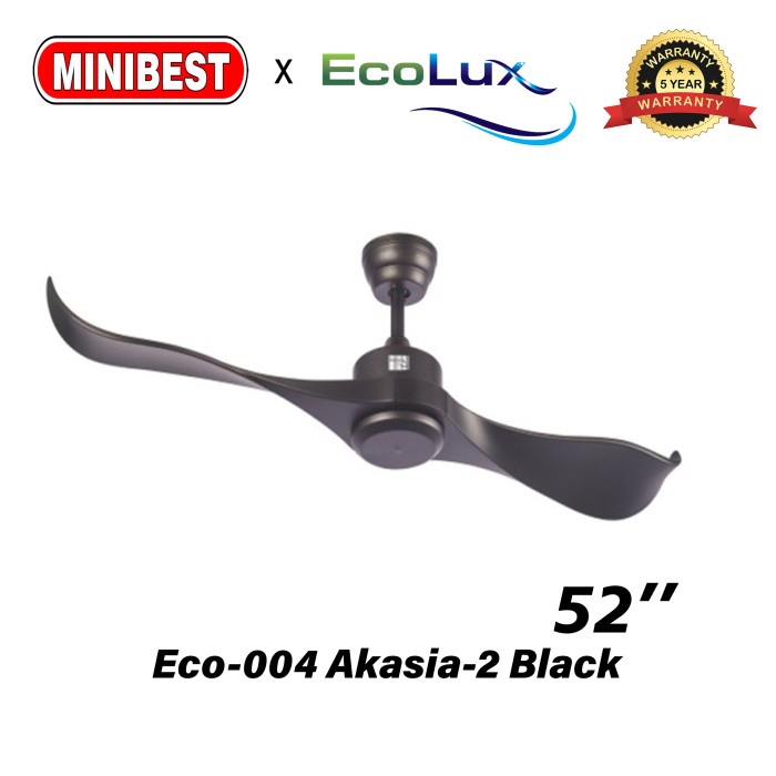 MB Ceilling fan ecolux / Kipas Angin Gantung Plafon / Eco-004 Akasia-2