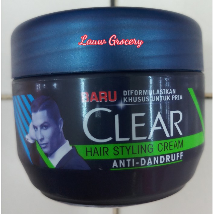 Grooming - Hair Wax & Pomade - Gatsby Clear Men Hair Styling Cream Anti Dandruff 100Gr/Pomade/Cream