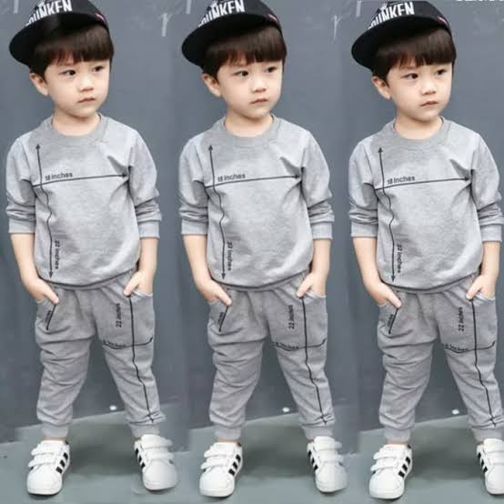 stelan sweater jogger anak 1-9thn