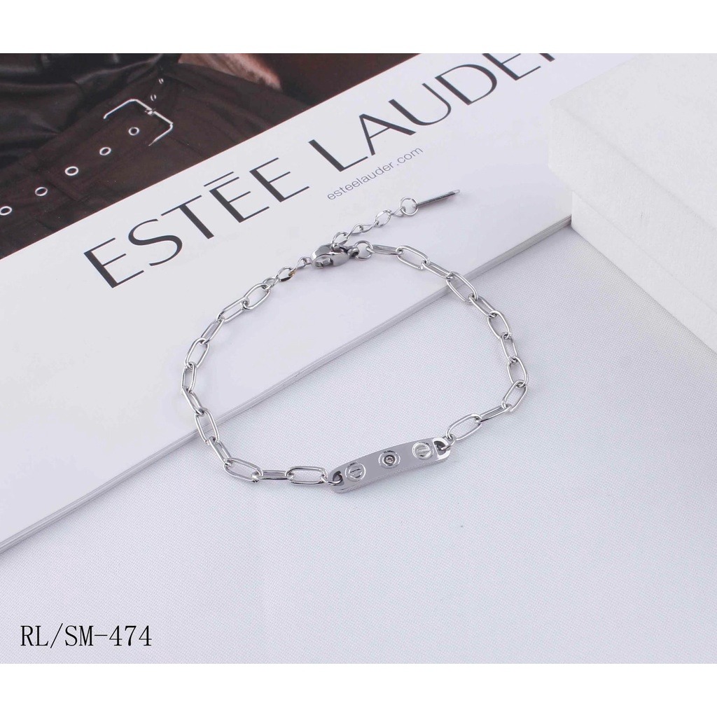 Gelang Titanium Permata Perhiasan Wanita Jewellery 477,474