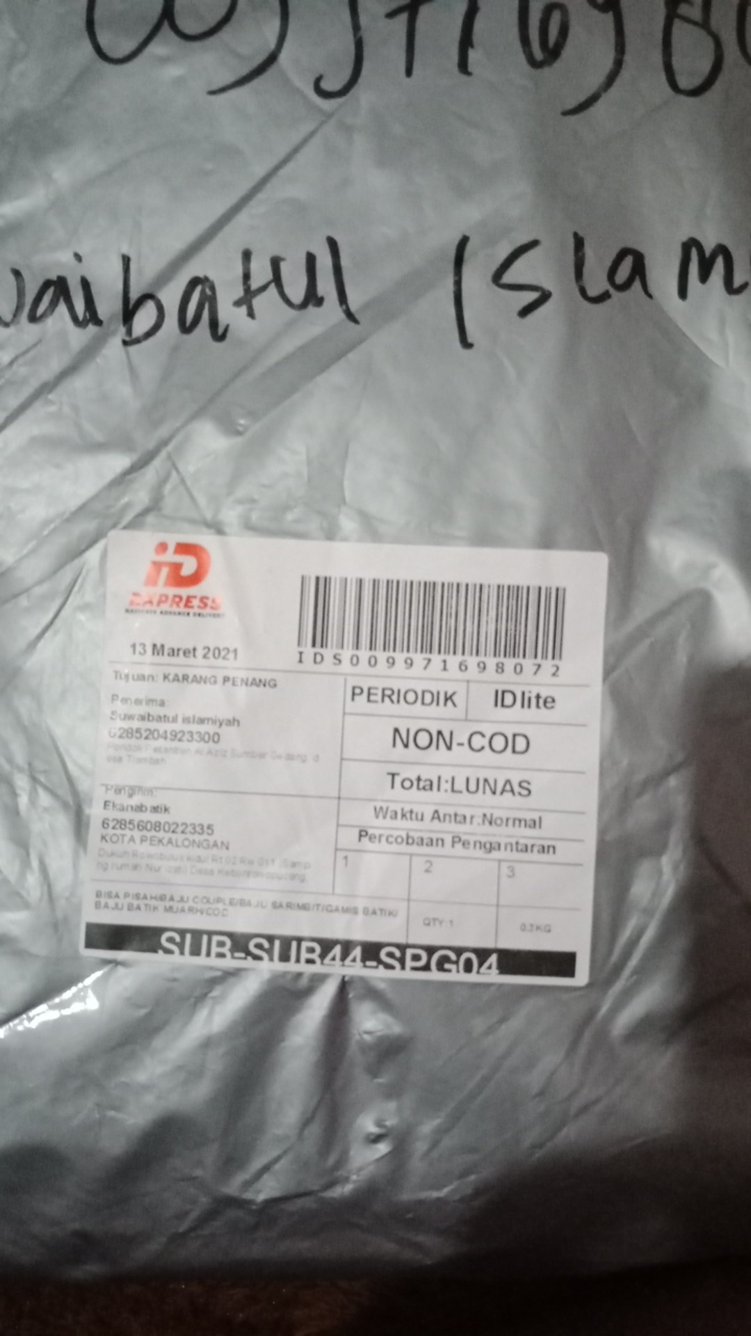 Bisa Pisah/baju Couple/baju Sarimbit/gamis Batik/baju Batik Muarh/cod