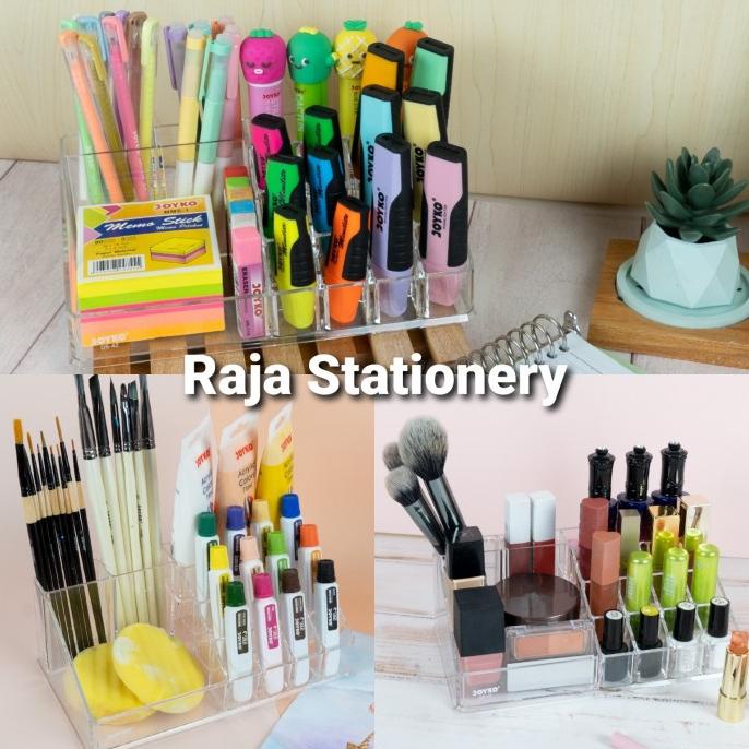 

Joyko Makeup Organizer Acrylic / Tempat Makeup Alat Tulis Bening DS-42 HEMAT