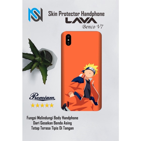 Isi 2pcs Garskin Hp Lava Benco V7 Motif Anime Free Custom Motif (Bisa COD)
