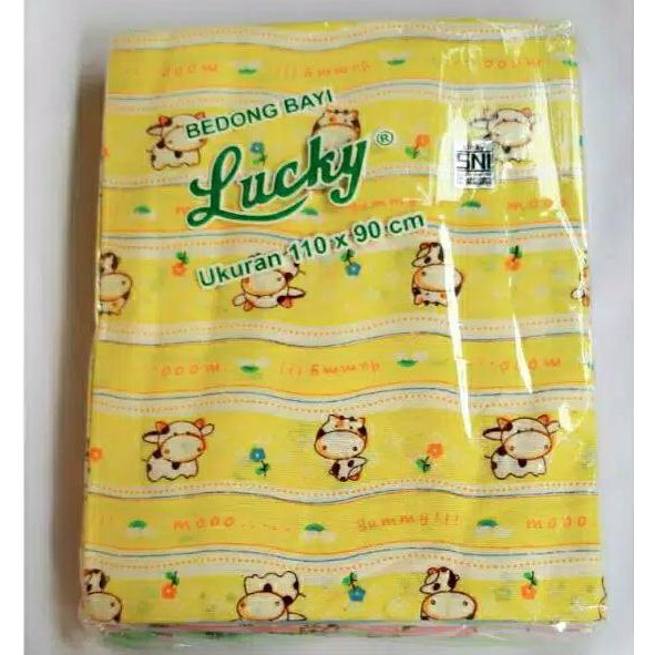 3pcs bedong bayi lembut motif lucu