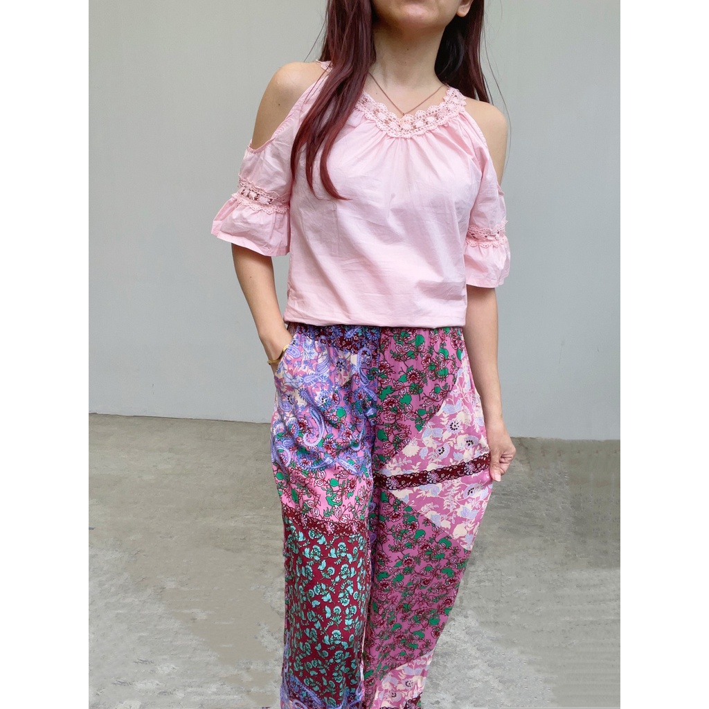 SL312 - Celana Panjang Rayon Etnik Celana Homey