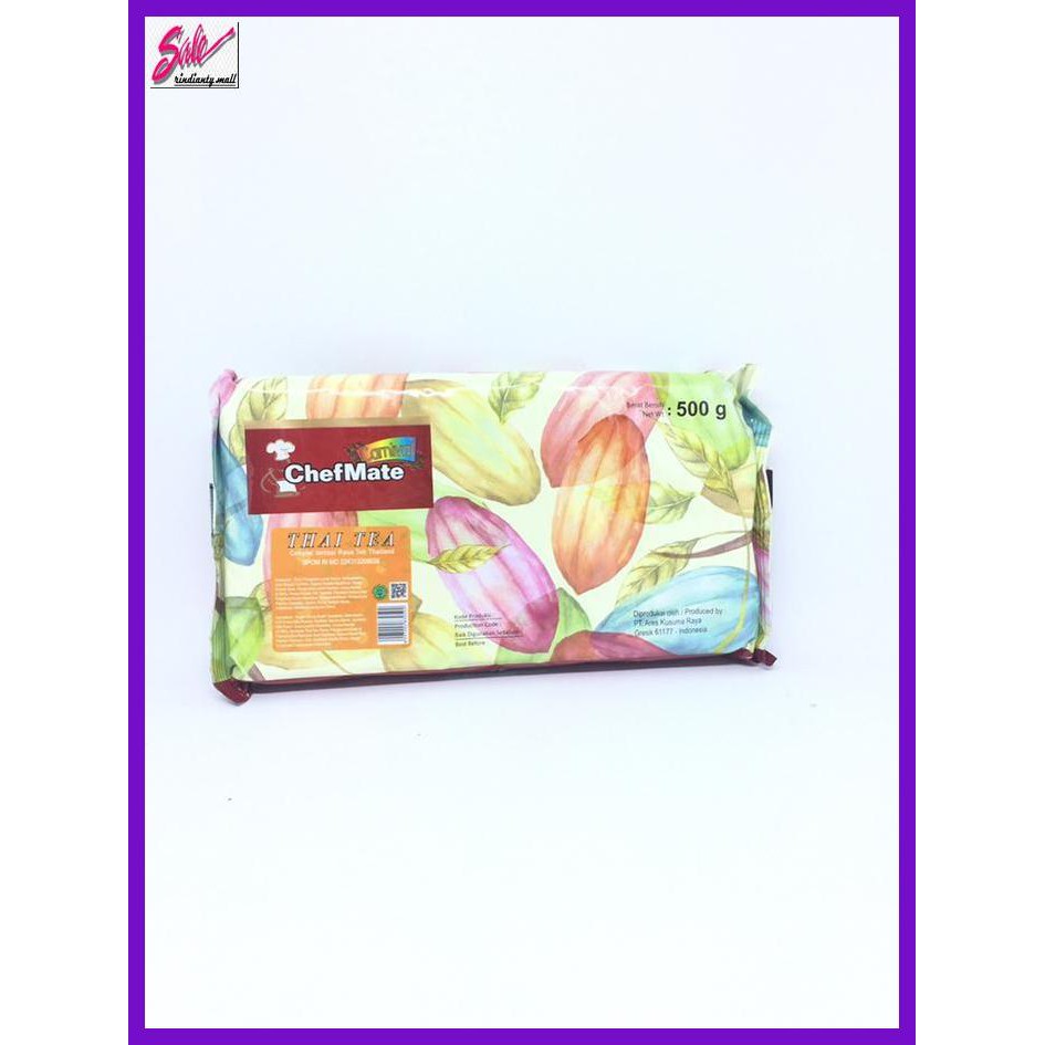 

SAKMACOKLAT- CHEFMATE THAI TEA COMPOUND 500GR -MAKANAN-MINUMAN.