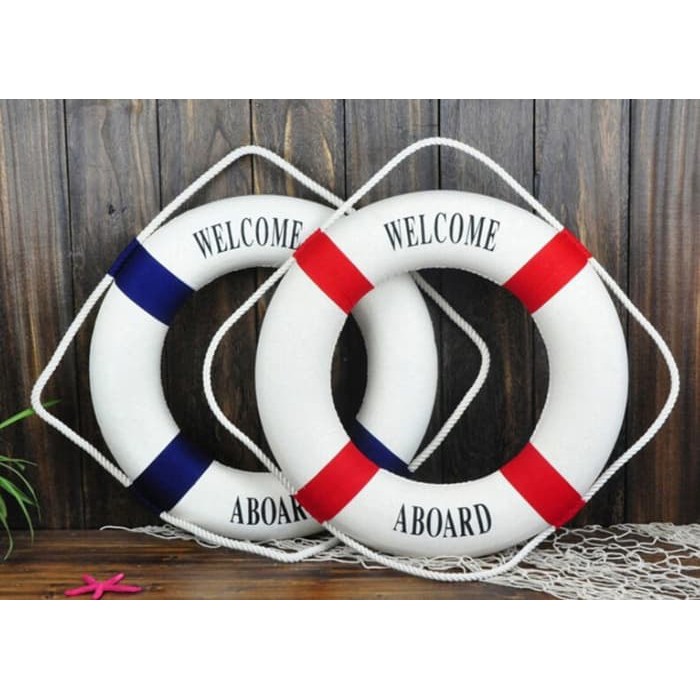 Pelampung Dekorasi 35cm Hiasan Dinding Pelampung Welcome&hd452