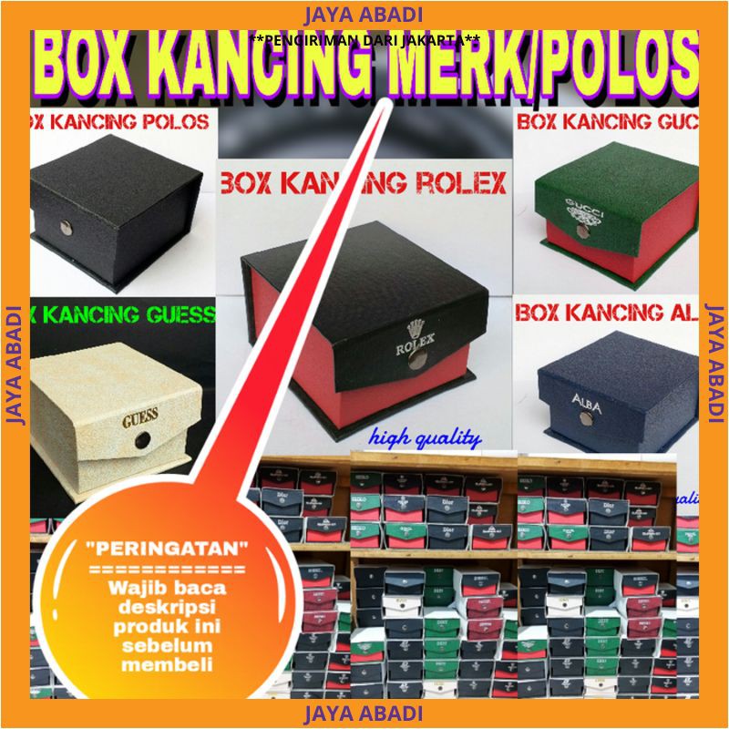 

BOX KANCING MERK POLOS