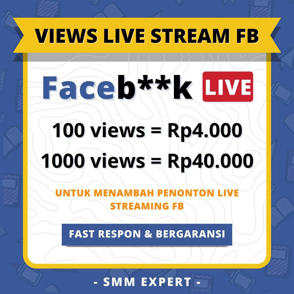 Alat Streaming View Penambah Views Viewer Live Facebuuk - Tambah Mata Penonton Live