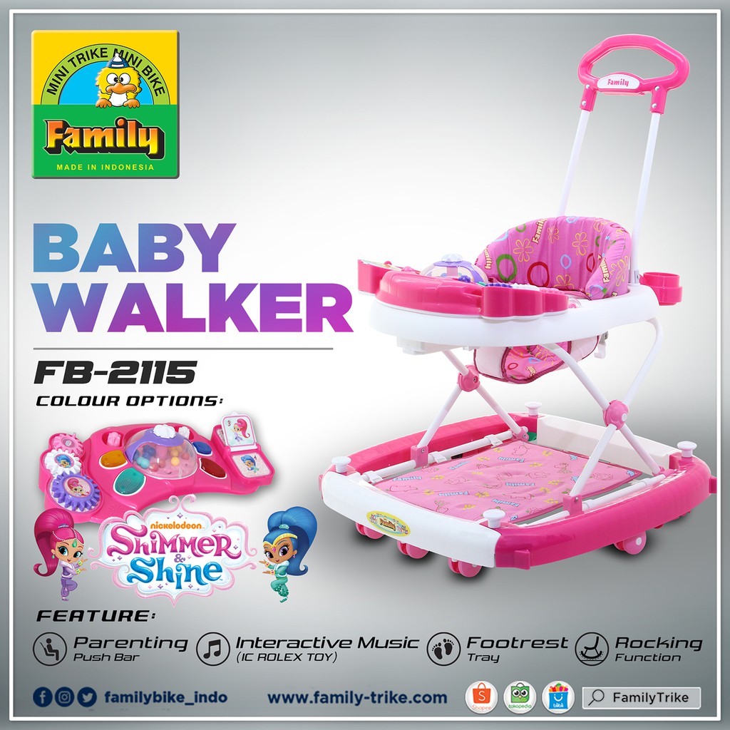 Baby Walker Apollo Alat Bantu Jalan Bayi Family 2115