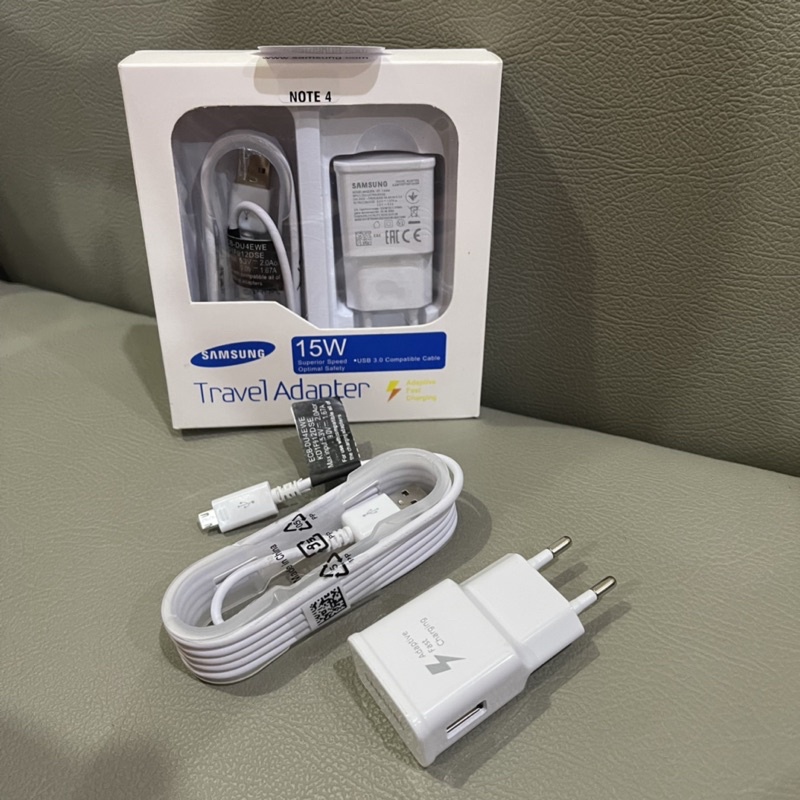 PROMO CHARGER SAMSUNG NOTE4 15W ORIGINAL FAST QUICK CHARGING 3.0 COMPATIBLE FOR ALL SAMSUNG ANDROID