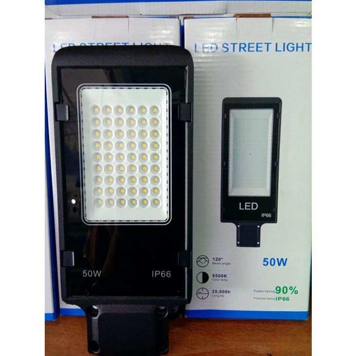 LAMPU LED STREET LIGHT 50W PUTIH