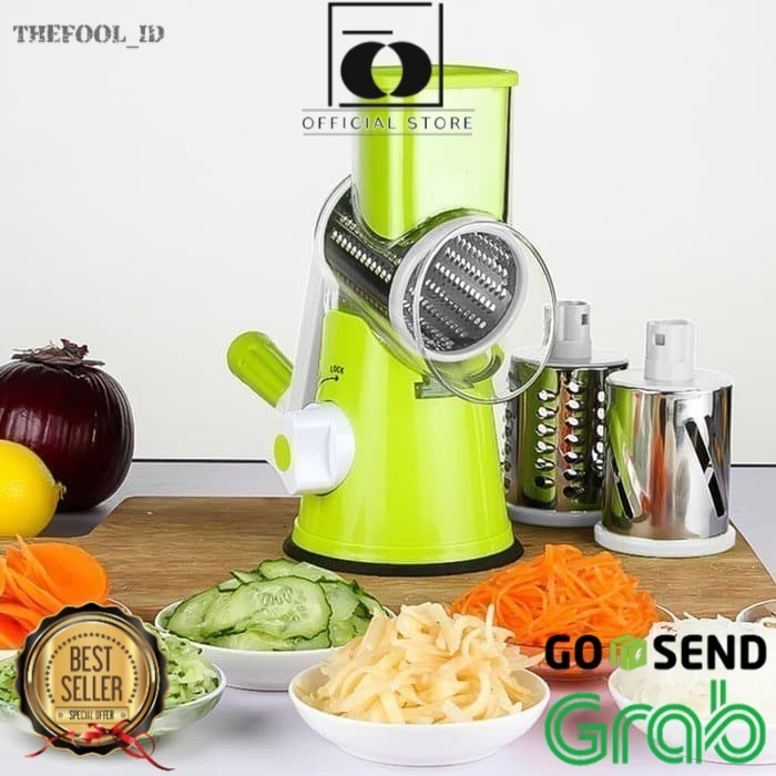 

Produk Unggulan Vegetable Cutter Multifungsi 3 In 1 - Cutter Vegetable Multifungsi Gilaa!!!