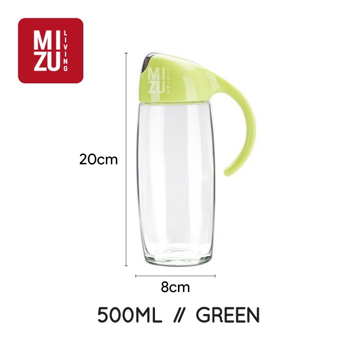 OIRUJAGU Auto-Lid No Drip No Mess Oil Bottle 500 ml Botol Minyak Anti-Netes Tutup Otomatis 500ml-CLASSIC GREEN 500
